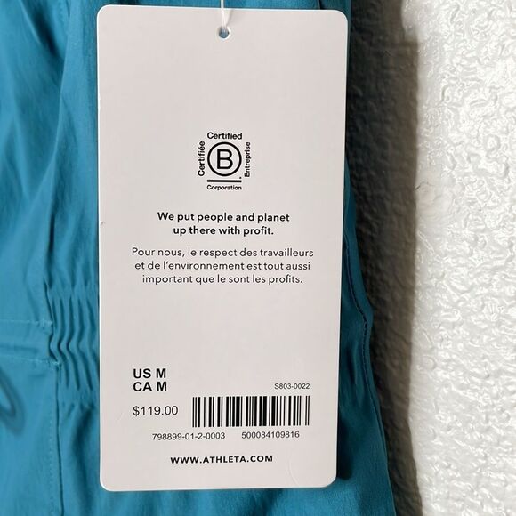 Athleta Levitate Teal Sleeveless Top NWT Size M - Picture 7 of 9